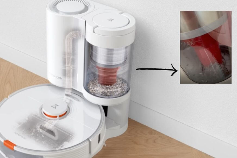 Принцип работы недорогого робота-пылесоса со станцией самоочистки